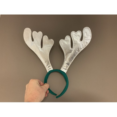 Rendier Hoofdband Zilver